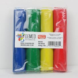 Modellling clay - 4 colours assortment