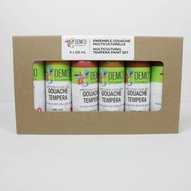 Tempera multicultural colour set