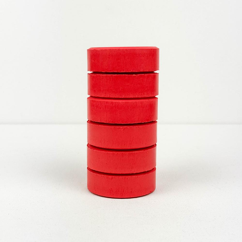 Gouache en pain - paquet de 6 de même couleur