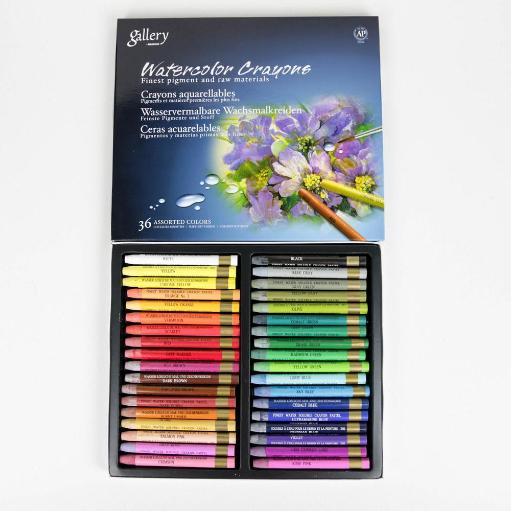 Watercolour crayons 36