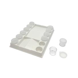 Plastic palette rectangular 12 wells