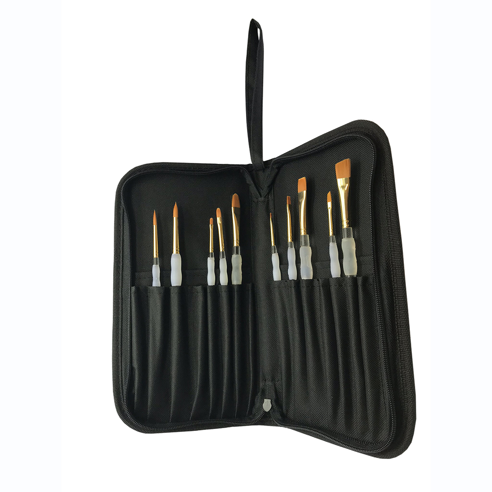 Case with 10 assorted brush series 2000