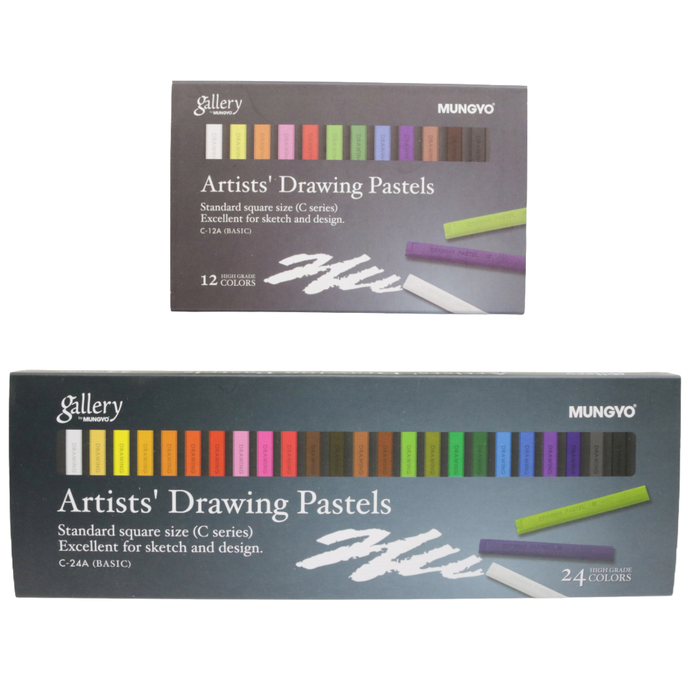 Square Drawing Pastel set of 24