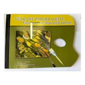 Disposable paper palette