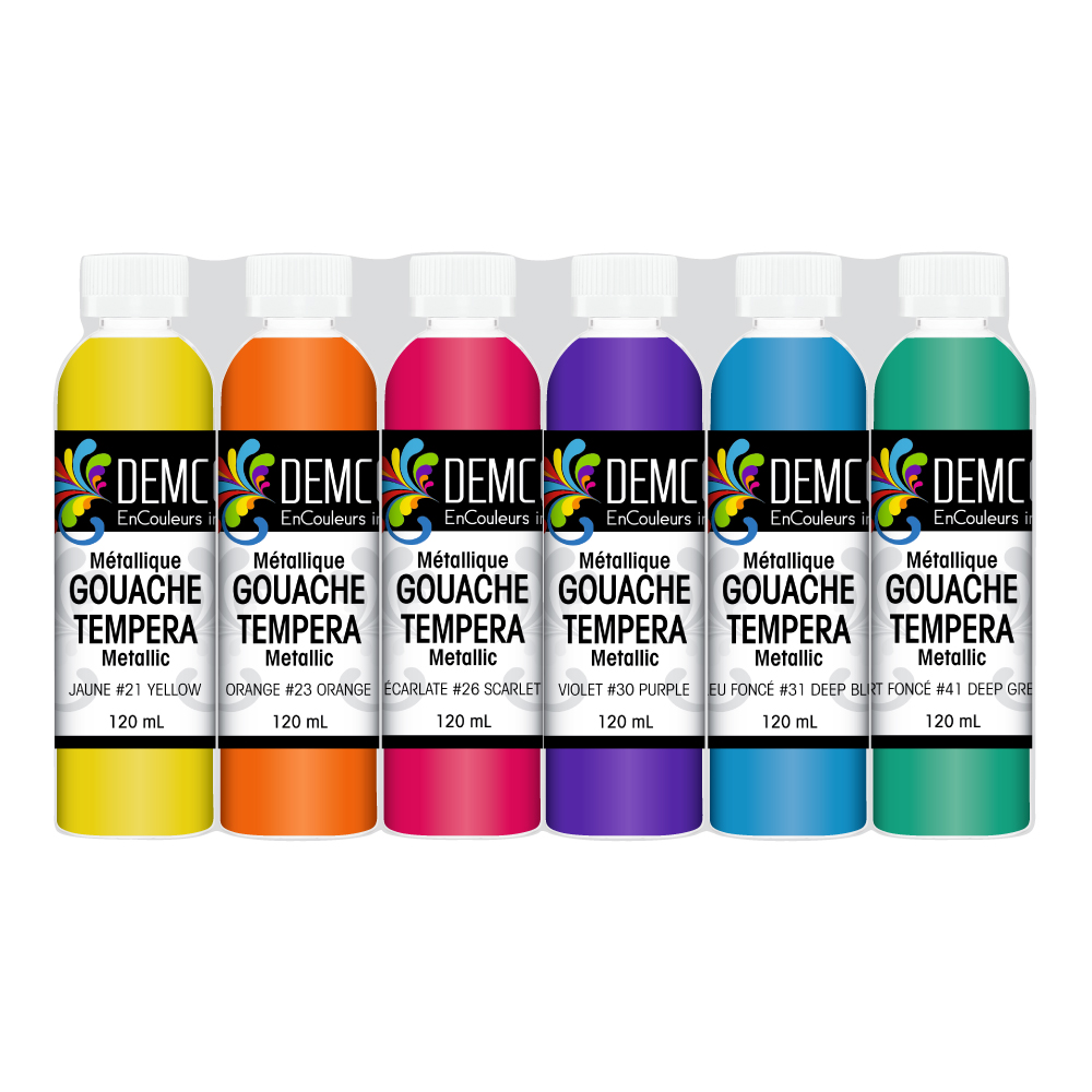 DEMCO TEmpera Set - Metallic colours