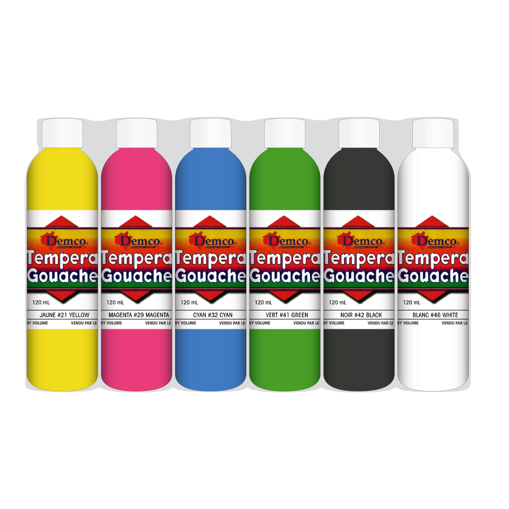 Ensemble Gouache DEMCO couleurs primaires